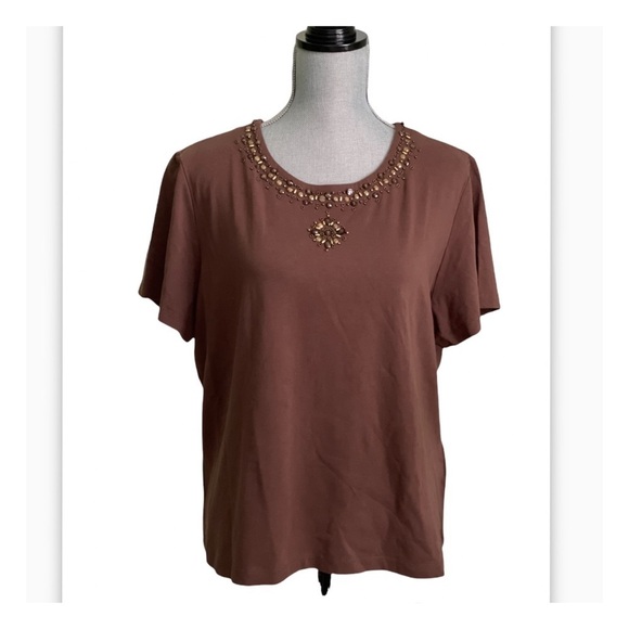 Alfred Dunner Tops - Alfred Dunner short sleeve top size PXL